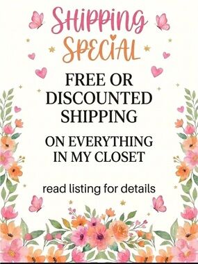 FREE OR DISCOUNTED SHIPPING ON EVERYTHING IN MY CLOSET ❣️FAST SHIPPING❣️